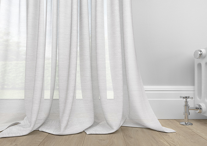 Tanami Voile, White Dawn - Made to Measure Curtains - Image 6